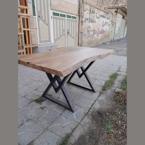 میز ناهار خوری روستیک خزرچوب